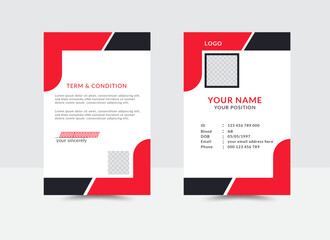 Id card design, id card,id card template
