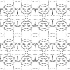 White background with black Dashes lines. Plain background with  simpe pattern. Black and white color. Abstract background for web page, textures, card, poster, fabric, textile.