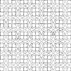 White background with black Dashes lines. Plain background with  simpe pattern. Black and white color. Abstract background for web page, textures, card, poster, fabric, textile.