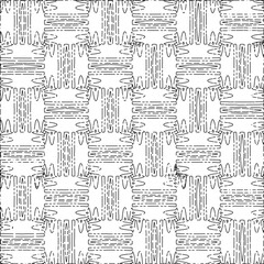 White background with black Dashes lines. Plain background with  simpe pattern. Black and white color. Abstract background for web page, textures, card, poster, fabric, textile.