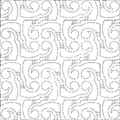 White background with black Dashes lines. Plain background with  simpe pattern. Black and white color. Abstract background for web page, textures, card, poster, fabric, textile.