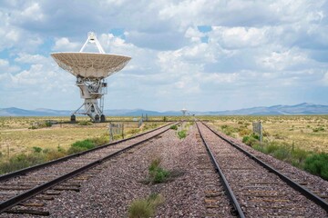 Railroad Tracks at The Very Large Array Radio Astronomy Observatory
