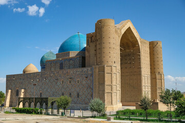 The Mausoleum of Khoja Ahmed Yasawi in the city of Turkestan, Kazakhstan - 638865318