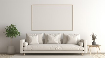 Fototapeta na wymiar Interior design of showcase living room, Generative AI