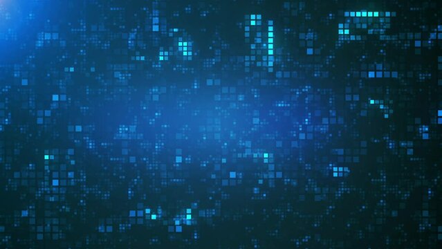 Blue Geometric Digital Background