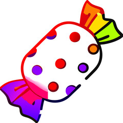 Sweet candy lollipop 