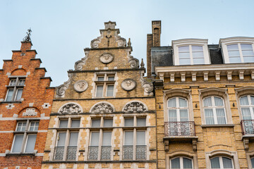 Fototapeta na wymiar Architecture in Iper, Belgium. May 21 2023.
