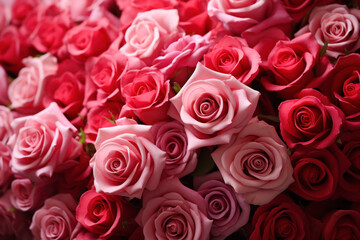 fresh dark red roses close up texture background