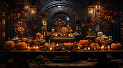 Halloween inviting guests to indulge in both the delectable treats and the enchanting ambiance