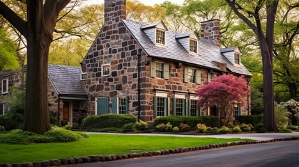 Dutch Colonial Farmhouse - The Historic Van Rypen House - Spring Residence - Stone Home with Colonial Architecture