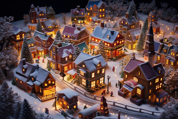 クリスマスの街（AI画像）