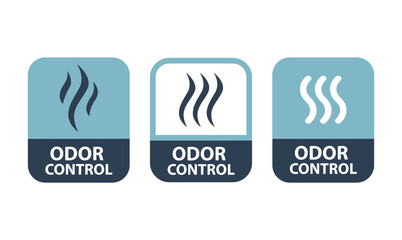 Odor control label. Deodorant icon. - obrazy, fototapety, plakaty