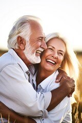 shot of a happy senior couple enjoying the outdoors together