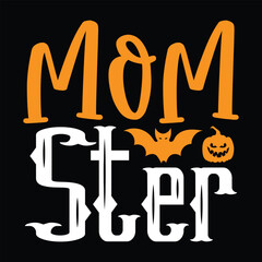 mom ster,  New Halloween SVG Design Vector File. © manik