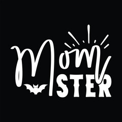mom ster,  New Halloween SVG Design Vector File. © manik