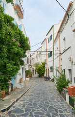 Una calle de Cadaqués
