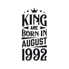 King are born in August 1992. Born in August 1992 Retro Vintage Birthday