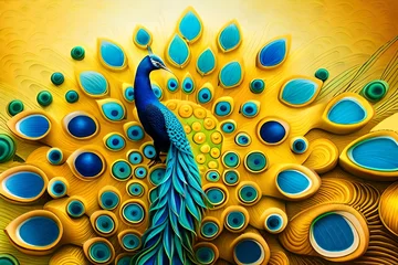  peacock feather abstract © Uzair