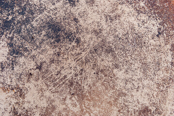 Background, scratches on a rusty piece of iron, scratches, scuffs