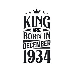 King are born in December 1934. Born in December 1934 Retro Vintage Birthday