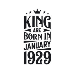 King are born in January 1929. Born in January 1929 Retro Vintage Birthday