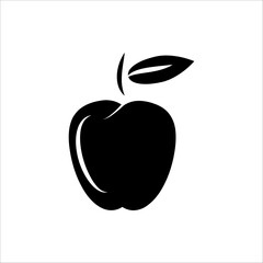 Apple vector illustration design icon logo template. isolated on white background