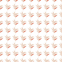 Abstract jungle palm leaf seamless pattern. Stylized tropical palm leaves wallpaper.