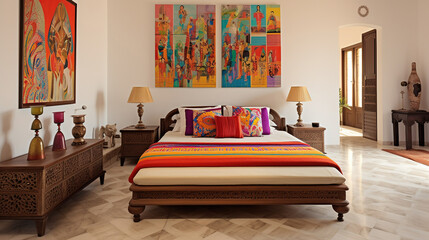 Traditional Indian Bedroom