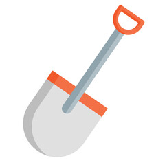  Autumn, Fall, Gardening, Scoop, Shovel, Spade Flat Icon