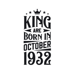King are born in October 1932. Born in October 1932 Retro Vintage Birthday