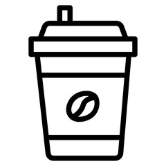  Autumn, Beverage, Coffee, Cup, Drink Icon, Line style icon vector illustration, Suitable for website, mobile app, print, presentation, infographic and any other project.