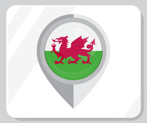 Wales flagged location Navigation icon
