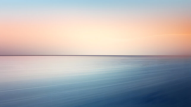 Blurred horizon-like texture in serene colors, offering a sense of depth and space for text © valgabir
