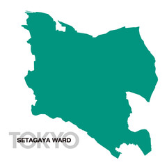 東京都世田谷区の地図