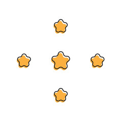 Five stars icon