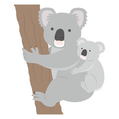 コアラのイラスト