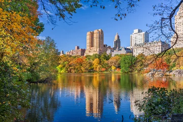 Fototapete Vereinigte Staaten Central Park during Autumn in New York City