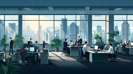 big office