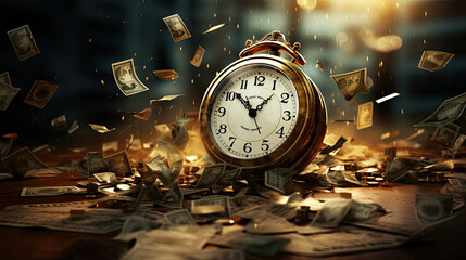 Time is money on the clock, What are you worth? 