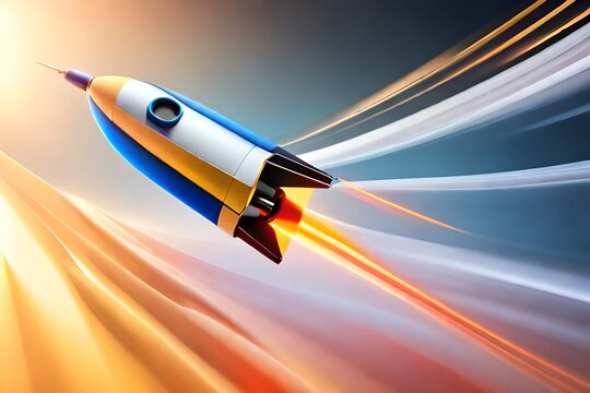 rocket in space