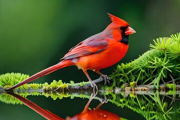 cardinal on a branch