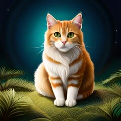 Obraz premium The cat