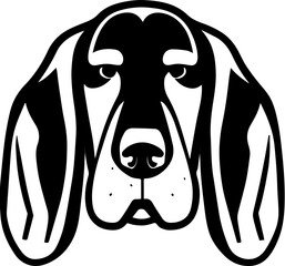 Bloodhound dog icon