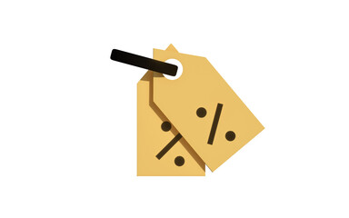 Pricetag and percent