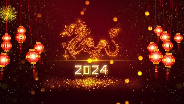 Chinese New Year 2024 Background Animation 
