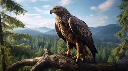 Zelfklevend Fotobehang Eagle in the nature © Altair Studio