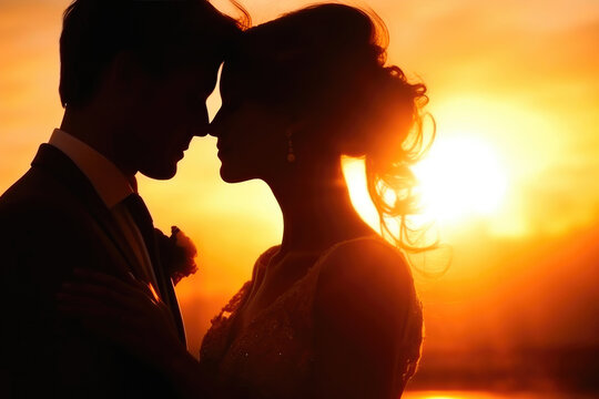 Romantic Wedding Silhouette
