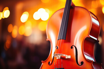 Symphonic Close-Up: Cello and Notes in Harmony