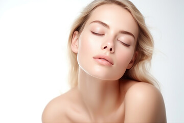 Touch of Beauty on a Serene Face