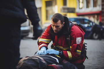 Dedicated Medical Team Saving a Life